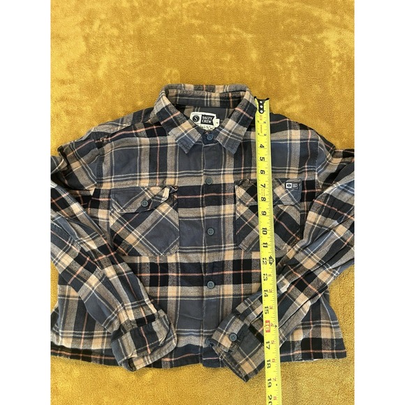 Salty Crew Womens Long Sleeve Flannel Multicolor Size M Button Up - Picture 6 of 7